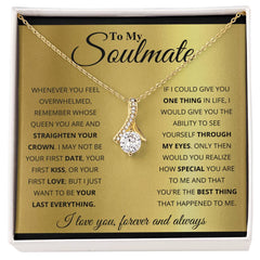 To My Soulmate - Alluring Beauty Necklace by ShineOn Fulfillment
