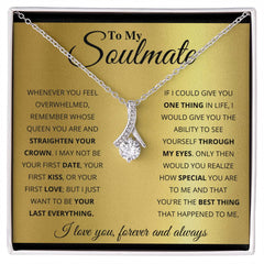 To My Soulmate - Alluring Beauty Necklace by ShineOn Fulfillment