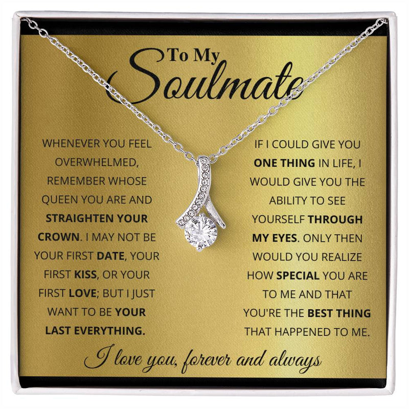 To My Soulmate - Alluring Beauty Necklace by ShineOn Fulfillment