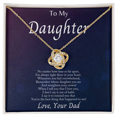 Im Always With You - Love Knot Necklacec by ShineOn Fulfillment