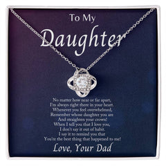 Im Always With You - Love Knot Necklacec by ShineOn Fulfillment