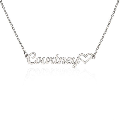 Classic Heart Style Name Necklace by ShineOn Fulfillment