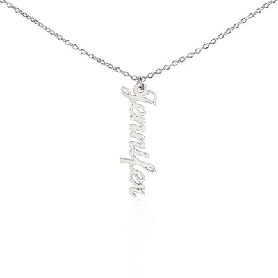 Classic Vertical Name Necklace by ShineOn Fulfillment