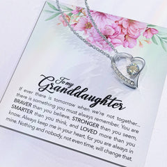 Brave Granddaughter - Forever Love Necklace