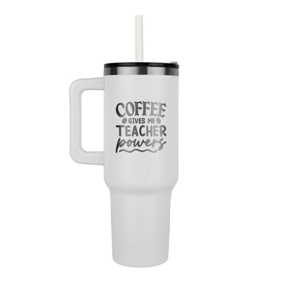 Coffee Gives Me Powers - Teachers Mug by ShineOn Fulfillment
