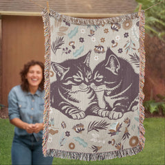 Cat Lovers - Heirloom Blanket by ShineOn Fulfillment