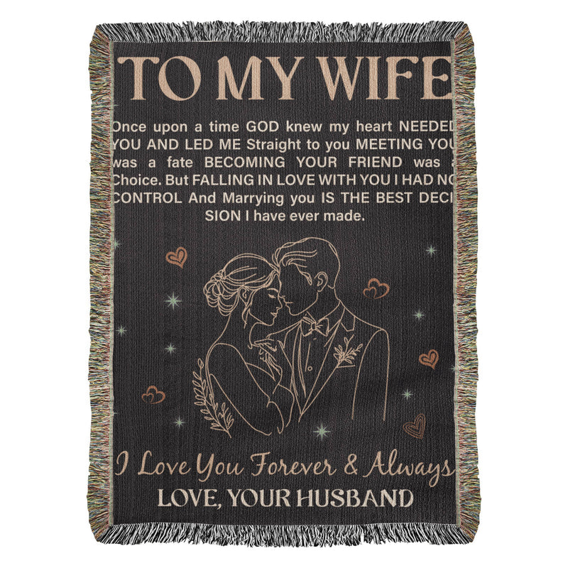 To My Wife - Heirloom Blanket by ShineOn Fulfillment