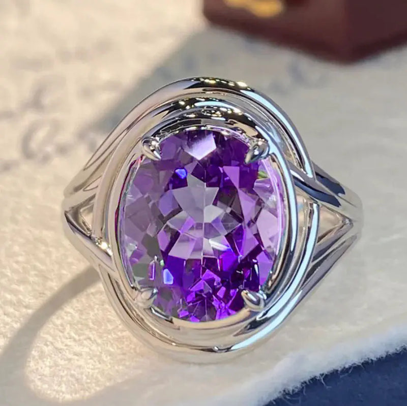 Amethyst Fashion Ring for Women by ShopKE254